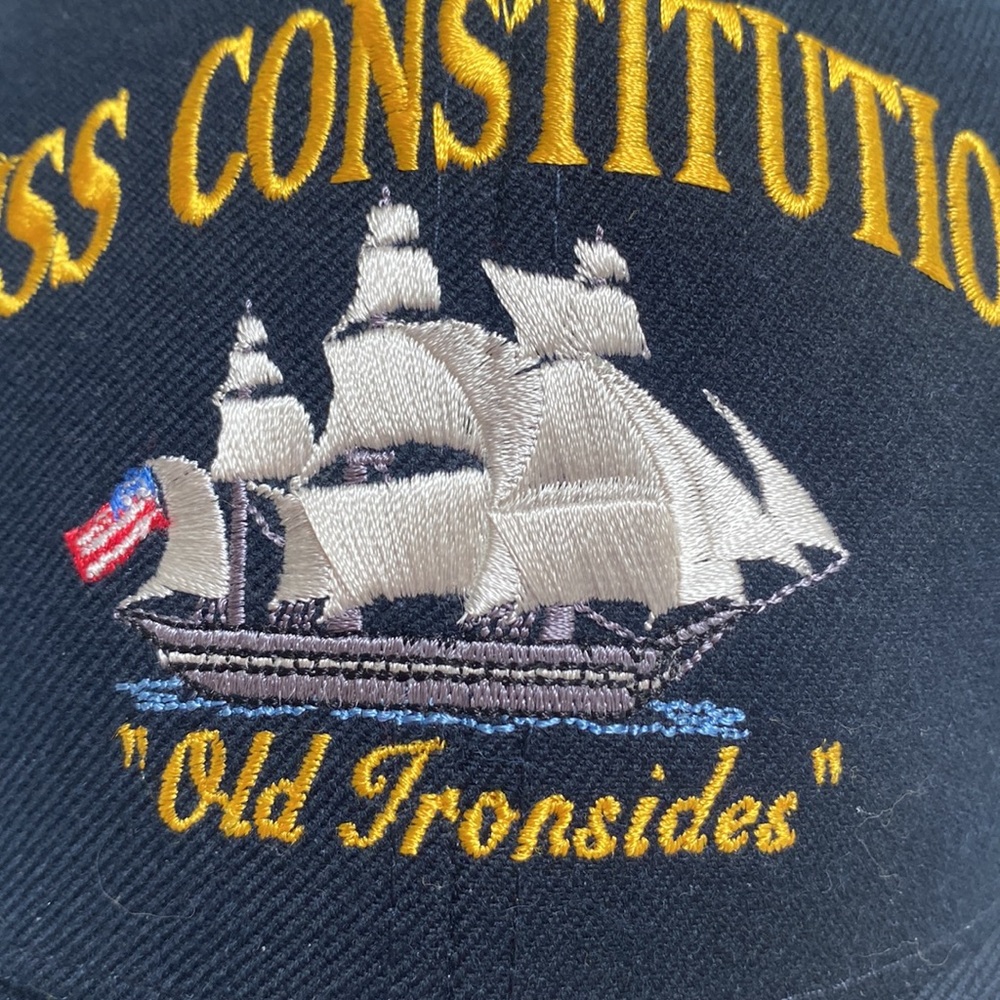 🇺🇸USS Constitution Black Hat / Cap “Old Ironsides” 🇺🇸 - Picture 5 of 7